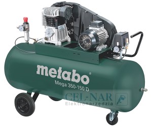 Sprężarka tłokowa kompresor Mega 350-150 D Metabo